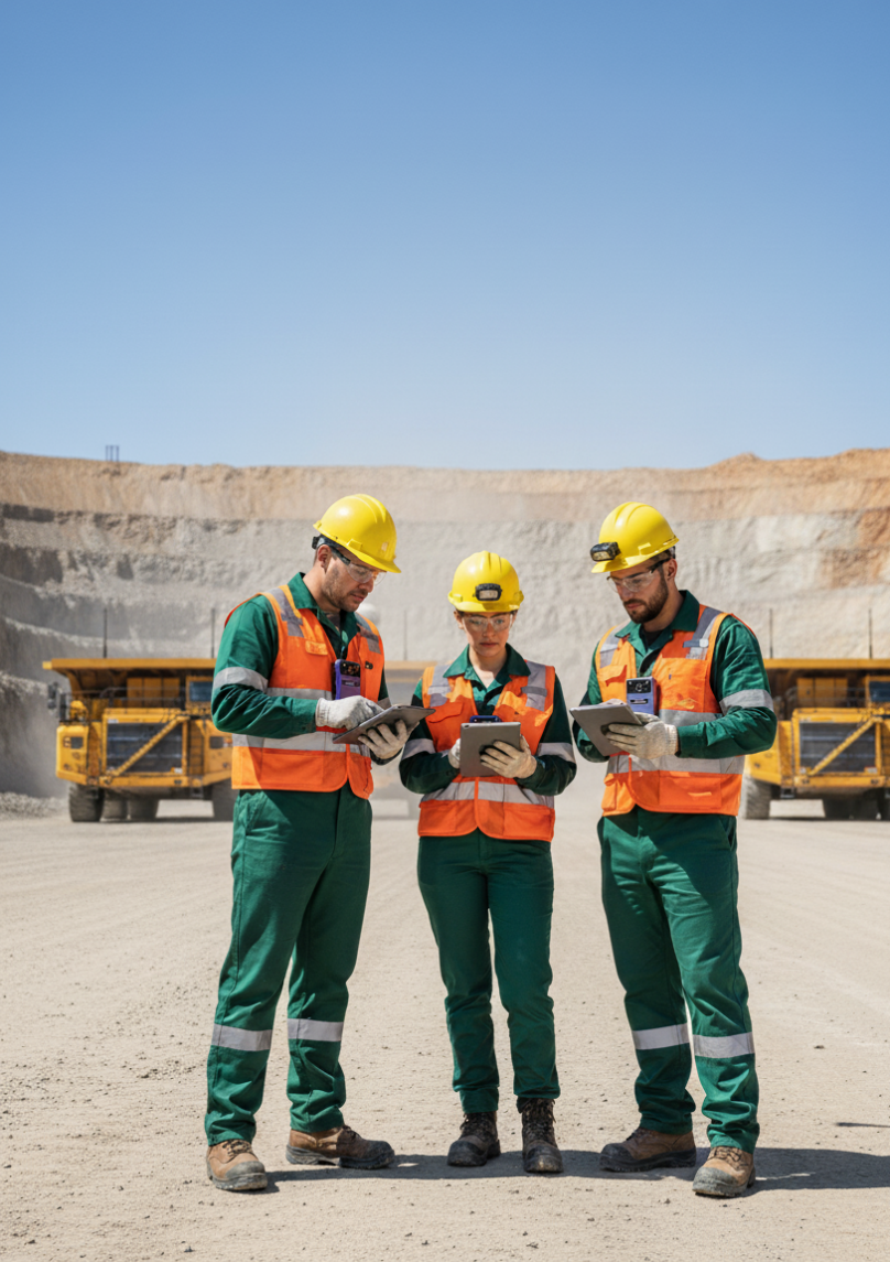  Workers wearable truck mining
